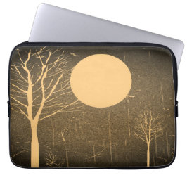  maan nacht 4 laptop sleeve