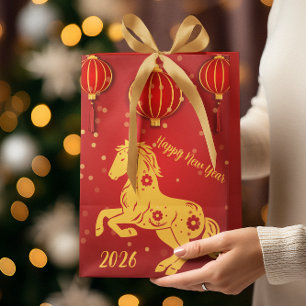 Maan Nieuwjaar 2026 Jaar van het Paard Medium Cadeauzakje