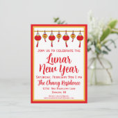 Maan Nieuwjaar Lantaarn Chinees Nieuwjaar Kaart (Staand voorkant)