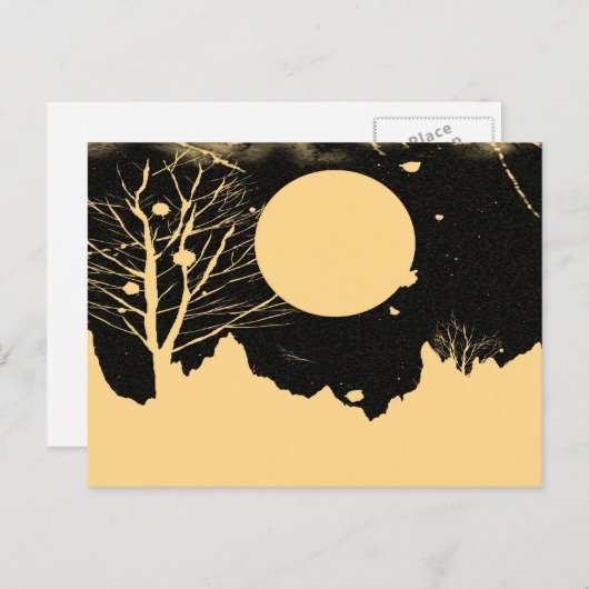  maan Night #3 Briefkaart (Voorkant / Achterkant)