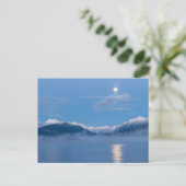 Maan ondergaand | Seabeck, Washington Briefkaart (Staand voorkant)