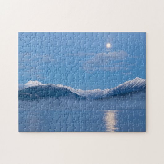 Maan ondergaand | Seabeck, Washington Legpuzzel (Horizontaal)