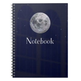 Maan ontwerp Notitieboek