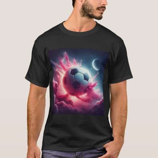Maan op de bal t-shirt (Voorkant)