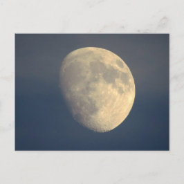 Maan op een bewolkte nacht briefkaart
