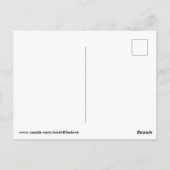 Maan op mandje briefkaart (Achterkant)
