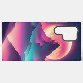 Maan opkomend samsung galaxy hoesje (Achterkant horizontaal)