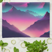 Maan opkomend theedoek (Gevouwen)