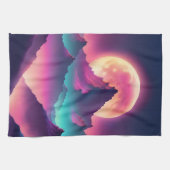 Maan opkomend theedoek (Horizontaal)