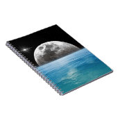 Maan over de oceaan notitieboek (Rechterzijde)