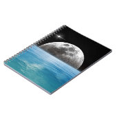 Maan over de oceaan notitieboek (Linkerzijde)