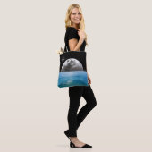 Maan over de oceaan tote bag (Op model)