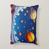 Maan planeten sterrenstelsel accent kussen (Achterkant (Verticaal))