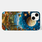 Maan planeten sterrenstelsel Case-Mate iPhone case (Achterkant (horizontaal))