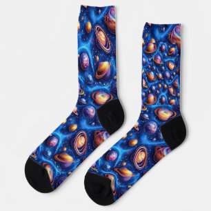 Maan planeten sterrenstelsel sokken