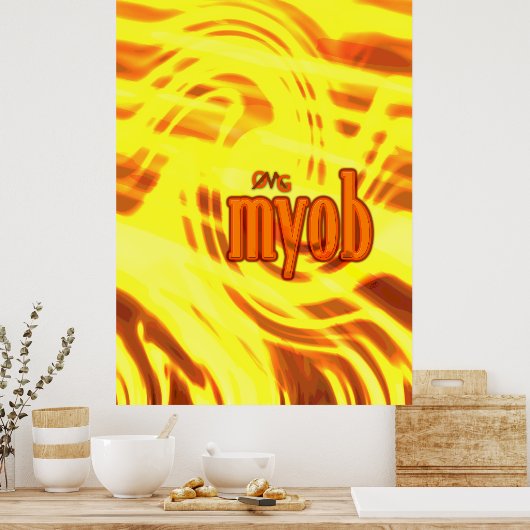 Maan! Poster (Keuken)