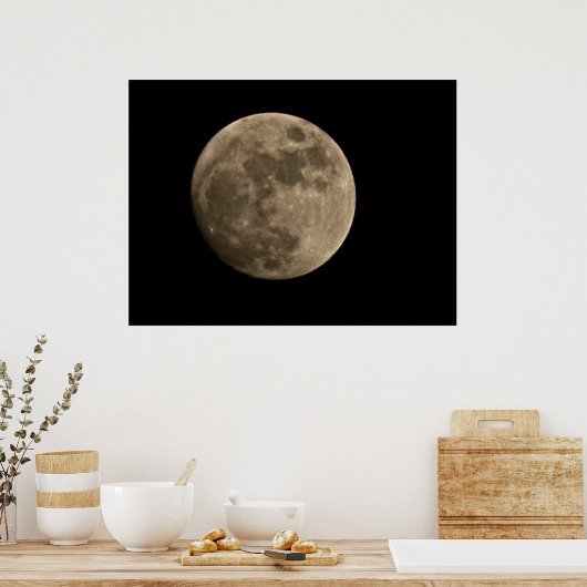 Maan Poster (Keuken)