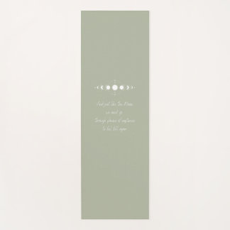 Maan Quote - Celestial Green Yogamat