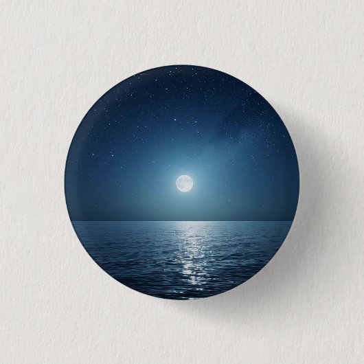 Maan Ronde Button 3,2 Cm (Voorkant)