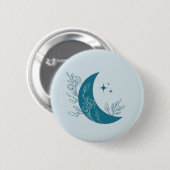Maan Ronde Button 5,7 Cm (Voorkant /achterkant)
