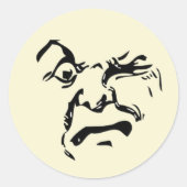  maan ronde sticker (Voorkant)