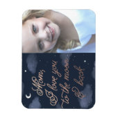 Maan & Rug Moederdag Magneet (Verticaal)