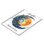 Maan rust creativiteit astrologie - PERSONALISEREN Notitieboek (Linkerzijde)