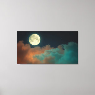 Maan Sereniteit Canvas Afdruk
