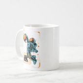 Maan Slam Dunk Koffiekop Koffiemok (Voorkant links)