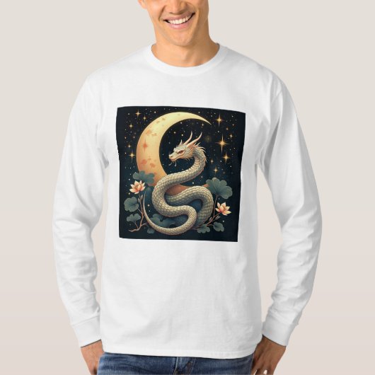 Maan Slang sterren T-shirt (Voorkant)