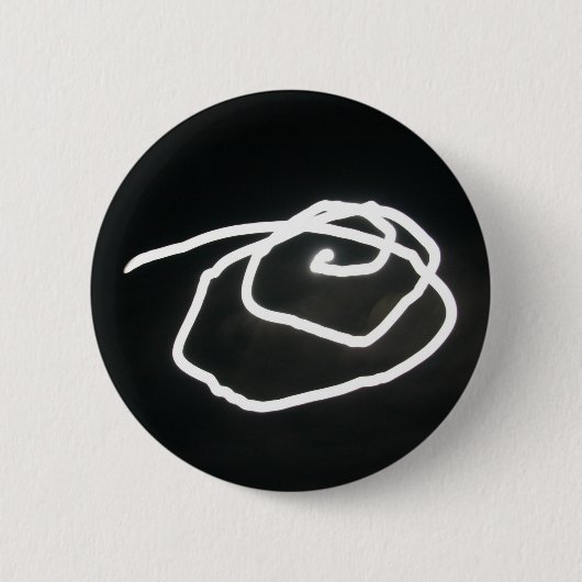 Maan Spiraal speld Ronde Button 5,7 Cm (Voorkant)