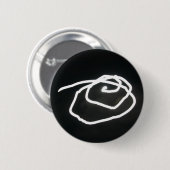 Maan Spiraal speld Ronde Button 5,7 Cm (Voorkant /achterkant)