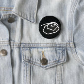 Maan Spiraal speld Ronde Button 5,7 Cm (In situ)