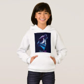 Maan Spirit - Wolf & Dream Catcher ontwerp hoodie (Voorkant volledig)