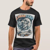 Maan Sprong: Zwaartekracht Tartende Astronaut T-shirt (Voorkant)