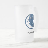 Maan Sterren Aspire Matglas Bierpul (Voorkant rechts)
