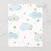 Maan & Sterren Blauwe Baby Voorspellingen en Advie (Achterkant)