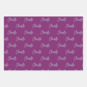 Maan Sterren Celestial BoHo Tween Gift 3 Inpakpapier Vel (Voorkant 2)