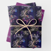 Maan Sterren Celestial BoHo Tween Gift 3 Inpakpapier Vel (In situ)