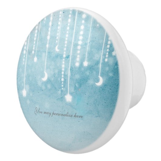 Maan & Sterren Hemelse Hanggloed Keramische Knop (Rechts)