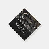 Maan Sterren Nacht Sky Mystiek Romantisch Servet (Hoek)