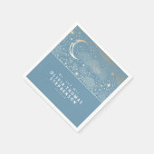 Maan Sterren Nacht Sky Mystiek Romantisch Servet (Hoek)