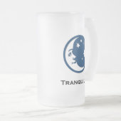 Maan sterren rust matglas bierpul (Voorkant rechts)