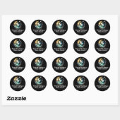 Maan sterren sterrenhemel heks fasen chic ronde sticker (Vel)