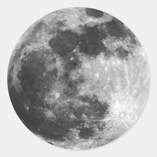 Maan stickers sterrenstelsel ruimtesterren planeet (Voorkant)