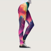 Maan stijgend tussen de bergen leggings (Rechts)