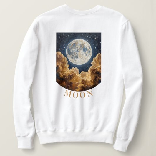Maan sweatshirt  (Design achterkant)