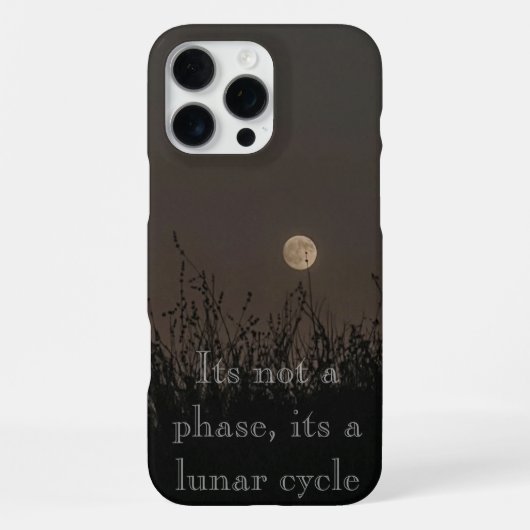 maan telefoonhoesje iPhone hoesje (Achterkant)