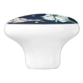 Maan tuin  keramische knop (Zijkant)