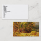 Maan van de Oogst, 1833 (olie op document op Visitekaartje (Voorkant / Achterkant)